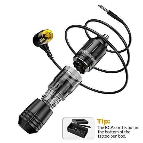 Wormhole Rotary Tattoo Practice Machine Kit for Beginners - Black 1