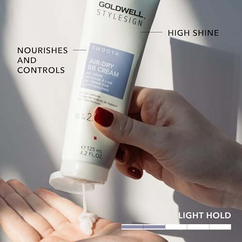 Goldwell StyleSign Air-Dry BB Cream 125ml - Nourishes & Reduces Frizz, 4.23 Oz
