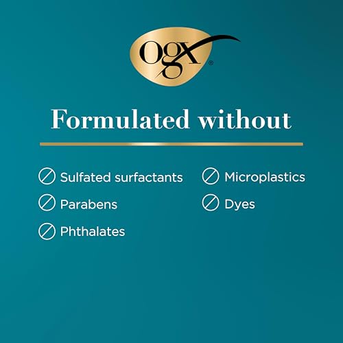 OGX Renewing Argan Oil Shampoo & Conditioner Set - 2 x 25.4 fl oz - Sulfate-Free, Hydrating & Repairing for Curly & Damaged Hair