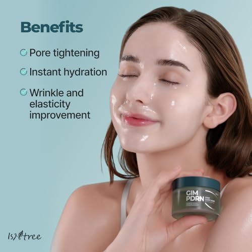 IsNtree Gim PDRN Deep Sleep Mask 80ml, 2.7 fl oz + Gim PDRN Hydro Bouncy Ampoule 50ml, 1.69 fl oz