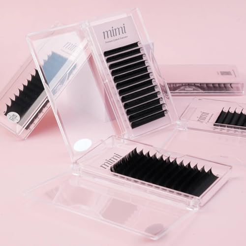 Soft Natural Lash Extensions C/J/D Curl 0.15 0.20 9-14mm For Professional Salons | Lightweight Cashmere Mixed & Single Length (0.15-C-9-14mm)