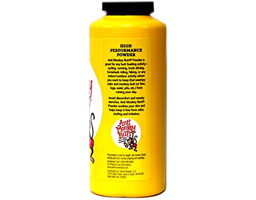Anti Monkey Butt Men's Body Powder - Sweat Absorbing & Skin Comfort