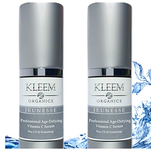 Vitamin C Face Serum Anti-Aging Brightening & Hydrating 1oz Pack of 2