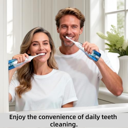 Electric Toothbrush with Water Flosser Portable Sonic Toothbrush & Flossing Device