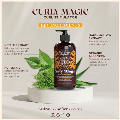 Curl Stimulator for Curly & Wavy Hair - Firm Hold & Definition