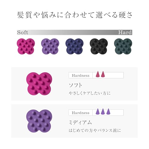 UKA Shampoo Brush Kenzan - Scalp Cleansing Silicone Spiky Brush