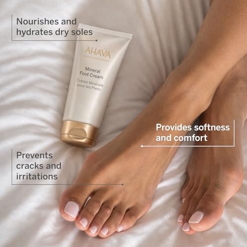 Foot Care Mineral Foot Cream 5.1 Fl Oz - Nourishes, Hydrates & Prevents Cracks