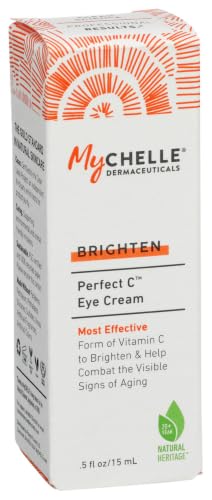 Vitamin C Brightening Eye Cream for Fine Lines & Hydration - 0.5 oz