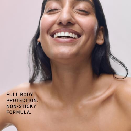 SPF 50 Water & Sweat Resistant Face and Body Sunscreen - Lightweight Moisturizer for Dry Skin