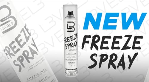 L3 Level 3 Hair Spray - Extra Strong Hold, Long Lasting, 13 Fl Oz, Pack of 2