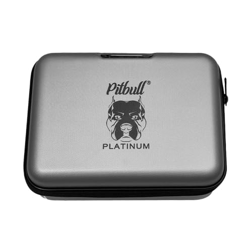 Travel Shaving Kit Case - Durable Silver Protective Organizer