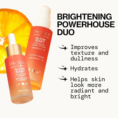 Vitamin C Face Serum & Moisturizer Set - Brighten & Hydrate Skin Bundle