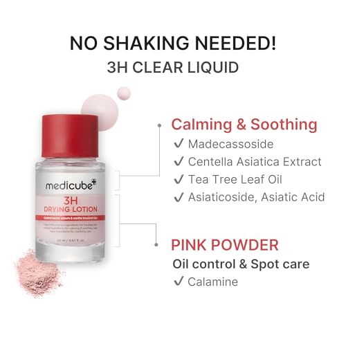 Medicube 3H Overnight Spot Drying Lotion Pack of 2 - Targeted Acne & Troubled Skin Care