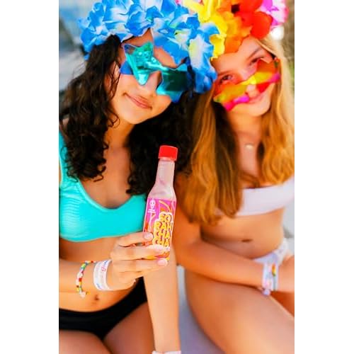 Sunshine & Glitter - SoRahChaCha! - Holographic Body and Face Glitter Gel - Glitter Makeup for Cosplay Biodegradable Glitter, Rose Gold Color, Vegan & Cruelty Free, Festival & Rave Ready, 5oz