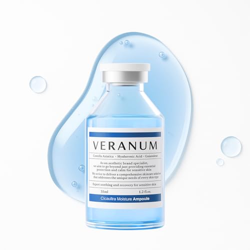 Cicaultra Moisture Ampoule ? Korean Peptide & Hyaluronic Acid Face Serum for Sensitive Skin ? Deep Hydration, Barrier Repair & Glass Glow Firmness ? 1.2 fl oz (35 mL)