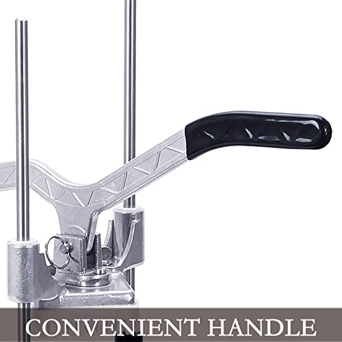 Commercial Vegetable & Fruit Chopper with 4 Blades - Stainless Steel Slicer for Kitchen and Restaurant