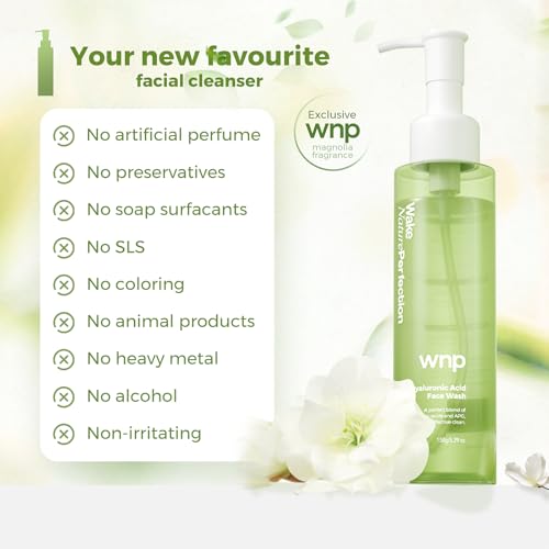 WNP Double Cleanser Duo for Facial Cleansing: Amino Acid Deep Clean Gel & Hyaluronic Acid Hydrating Face Wash for Gentle, Non-Stripping, Moisture-Locking Daily Cleanse