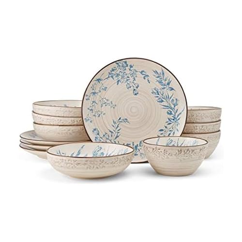 Pfaltzgraff Bella 12-Piece Dinnerware Set - Service for 4, Multicolor, Variation of THIS listing