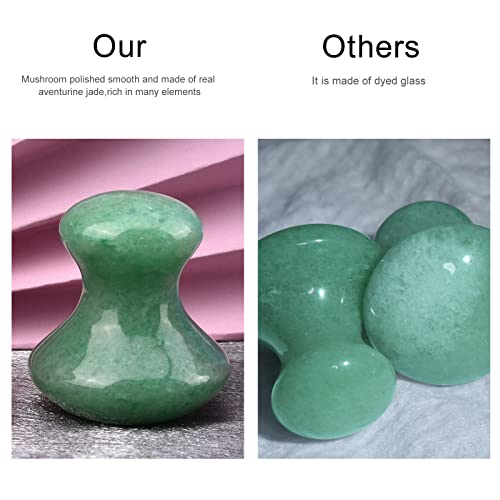 ideayard Jade Eye mask &Jade Mushroom gua sha Massage Tool
