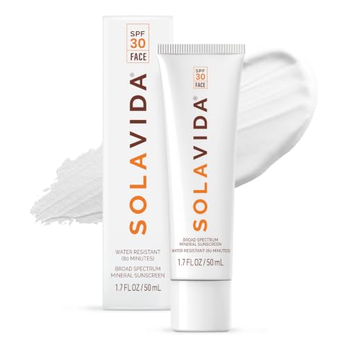 Solavida Mineral SPF 30 Broad Spectrum Sunscreen for Face & Skin Care