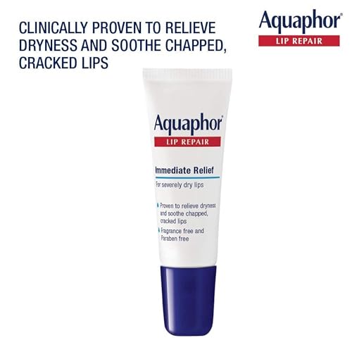 Aquaphor Lip Repair Set - 6 Pack, Fragrance-Free Soothing Lip Balm with Vitamins & Shea Butter