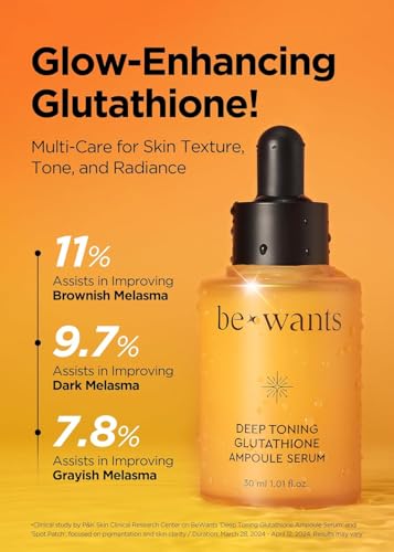 Glutathione Serum 2 Pack - Deep Toning Ampoule with Vitamin C & Calendula Extract