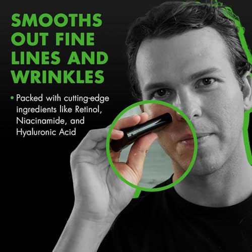 Men's Retinol Face & Eye Stick - Anti-Aging Serum for Wrinkles and Fine Lines