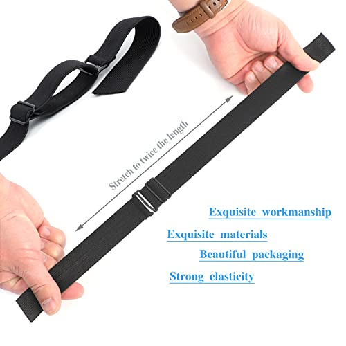 Black Adjustable Wig Bands 1” x 40pcs - Elastic Wig & Cap Fixing Straps