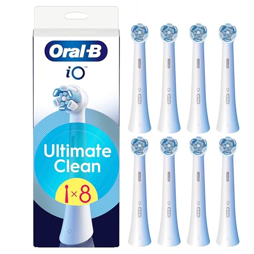 Oral-B Ultimate Clean Replacement Brush Heads Pack of 8 for Oral B iO Electric Toothbrushes - White Variation