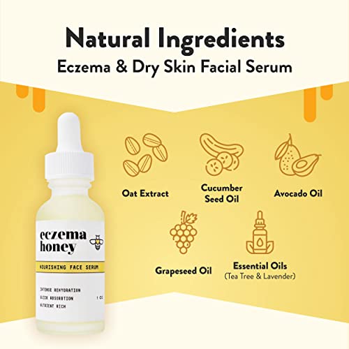 Eczema Honey Nourishing Face Serum - Daily Hydrating Natural Skincare