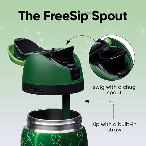 Owala Wicked FreeSip Stainless Steel Water Bottle 32 oz - Elphaba Green