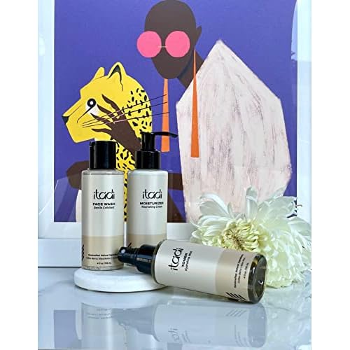 ITADI Organic Natural Daily Face Moisturizer Cream | Coffee Berry, Aloe Vera & Shea Butter Infused Hydration | Soothing for Dry Skin | Lightweight Face Cream With Vitamins + Aloe Vera - 4 fl oz