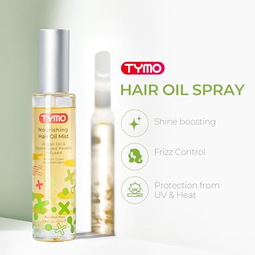 TYMO Flipro Hair Straightener & Argan Oil Spray Kit - Frizz Control & Shine