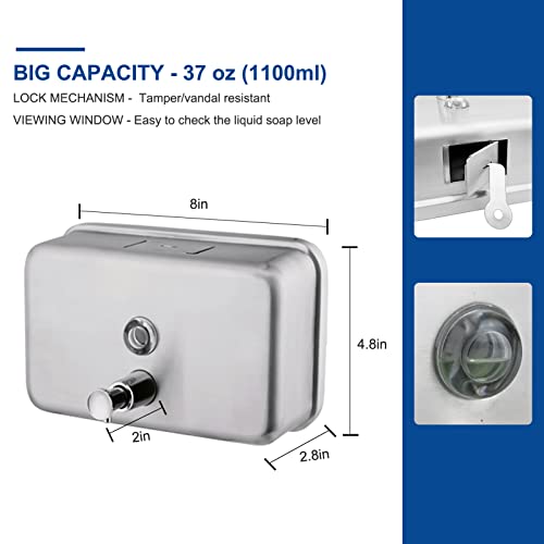 Commercial Soap Dispenser and Paper Towel Dispenser Bundle
