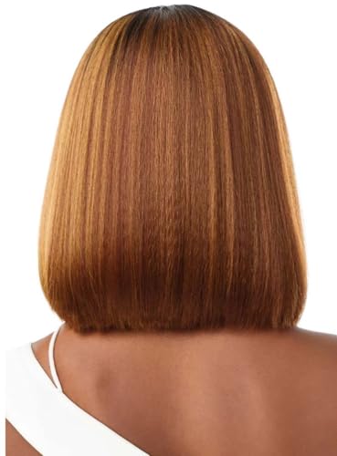 Outre Lace Front Wigs - Melted Hairline Isabella 1B Off Black Synthetic Hair