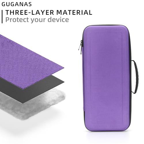 Hard Travel Case Compatible with Dyson airstraight HT01 Hair Straightener & Power Supply, Waterproof and Shockproof Storage Carrying case (Purple)