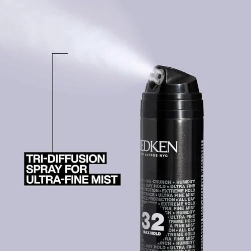 Redken Extreme Max Hold Hairspray 32 oz - All Hair Types, Long-Lasting, Professional-Quality