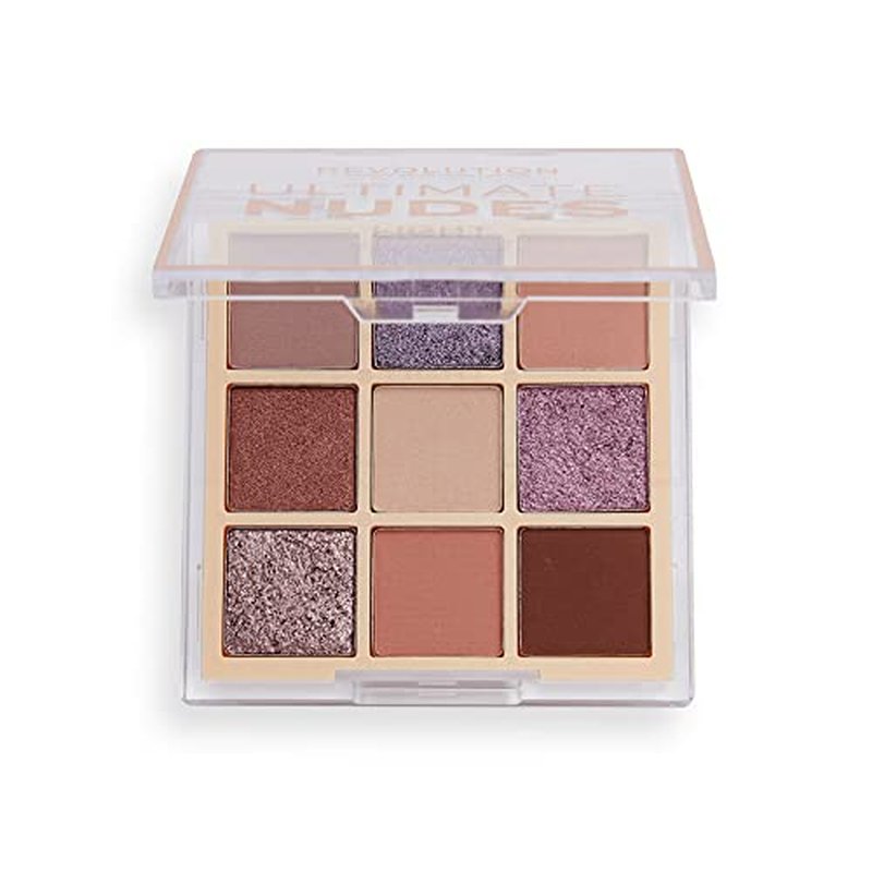 Makeup Revolution, Ultimate Nudes, Eyeshadow Palette, Light, 8.1g