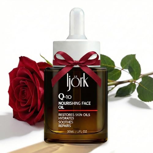 Q-10 Face Oil with CoQ10, Vitamin C & E – 15-in-1 Anti-Aging Hydrating Oil for Radiant Skin
