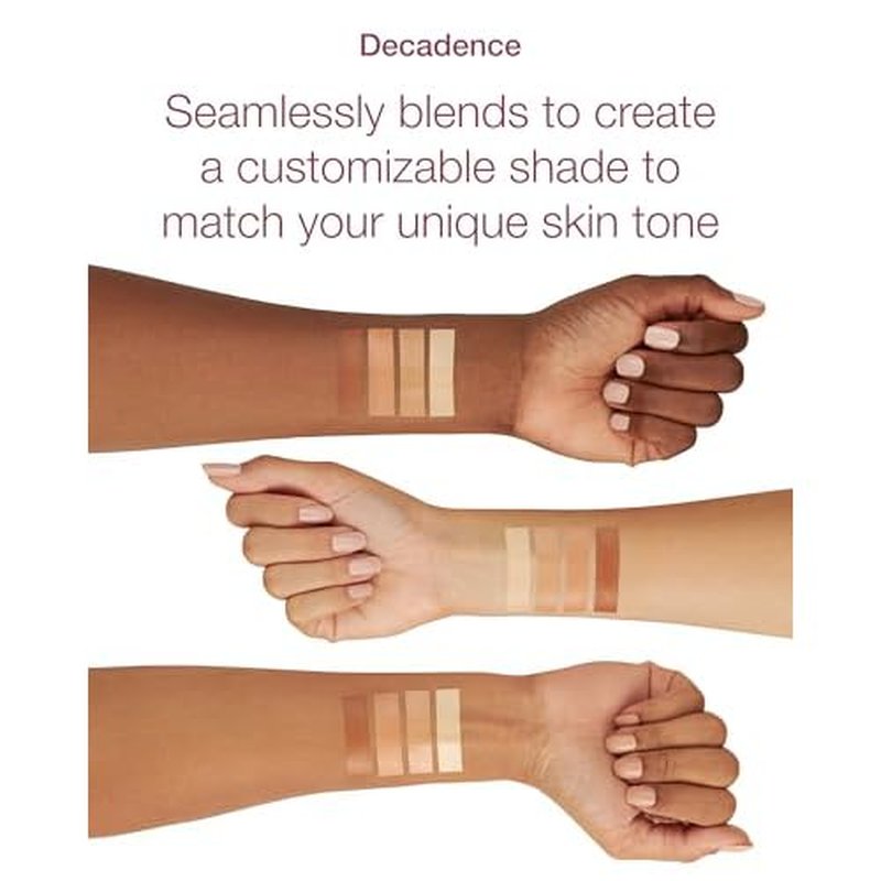 Mineral Fusion Makeup Cream Concealer Eye Palette Quad - 4 Warm to Dark Shades - Decadence - Blemish Concealer & Under Eye Brightener - With Vitamin C & E - Hypoallergenic
