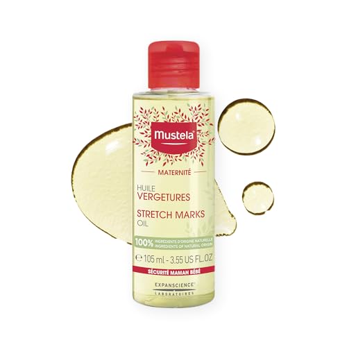 Mustela Maternity Stretch Marks Oil - Natural Avocado & Sunflower - New Packaging - 3.55 fl oz
