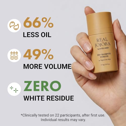 Dry Shampoo Powder for Oily Hair - No Aerosol, Vegan, Travel Size