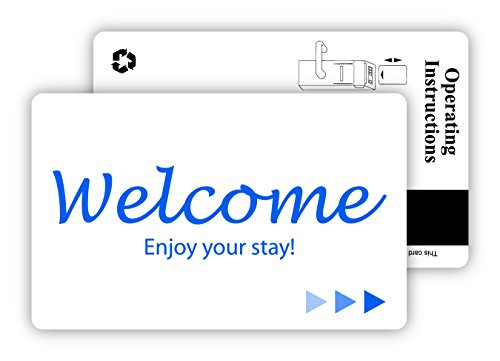 Magnetic Stripe Key Cards for Hotels & Motels - 500 Pack