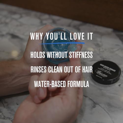 Hard Water Pomade for Men - Firm Hold Shine Finish - Baxter of California