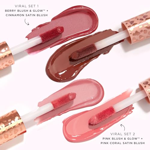 Tarte Maneater Viral Mascara & Blush Trio - Travel Size Pink & Pink Coral, 0.24 Fl Oz