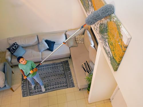 18-Foot High Reach Duster Kit with Telescopic Extension Pole - Extend-A-Reach