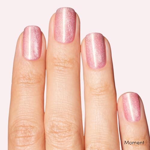 Magnetic Gel Nail Polish Duo for Princesses - Moment & Fantasy - 3-in-1 Base Coat, Color & Top Coat - Pink Set - Variation: Princesses