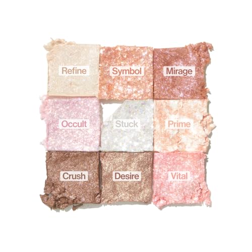 Unleashia Glitterpedia Eye Shadow Palette No.1 All of Glitter - Versatile Shimmer & Glitter Eyeshadows