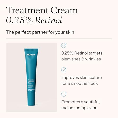 Retinol 0.25% & Niacinamide 2% Face Cream for Acne & Wrinkles - 0.5 fl oz