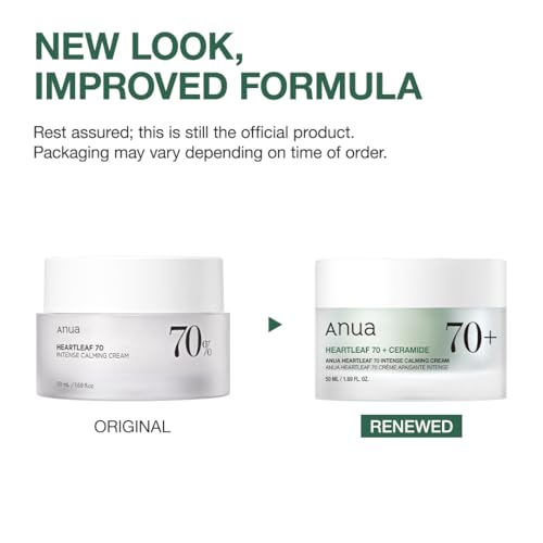 Anua Gentle Moisture Duo: Heartleaf 77 pH 5.5 Soothing Toner & Heartleaf 70 Intense Calming Cream for skin barrier repair, hyaluronic acid, panthenol for facial moisturizer, Vegan, Korean Skincare set